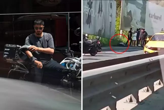 Trafikte tartışırken kaza yapan motosikletli feci şekilde hayatını kaybetti