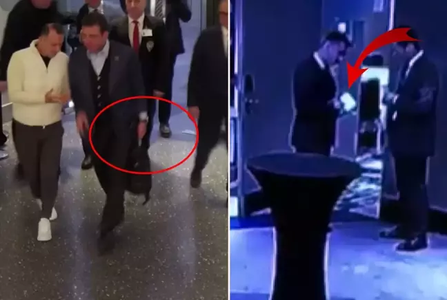 Korumalar yine iş başında! İşte İmamoğlu'nun sır görüşmesinden yeni görüntüler