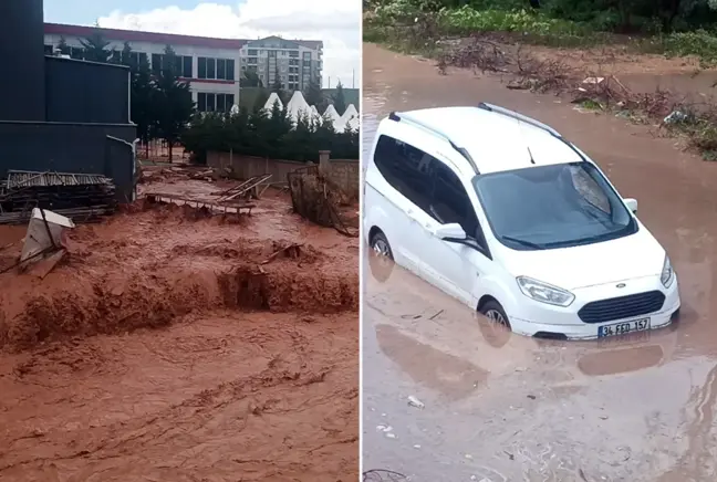 Kırıkkale'de sel felaketi! Tren seferleri durduruldu, ev ve iş yerleri sular altında kaldı