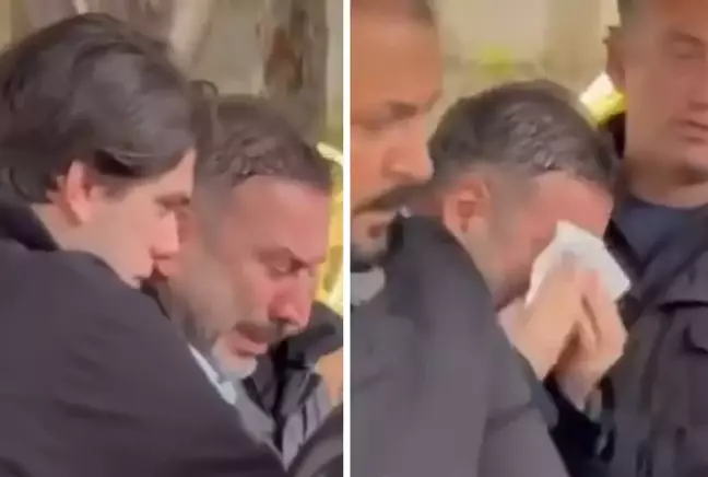 Annesini toprağa veren Ertem Şener hüngür hüngür ağladı