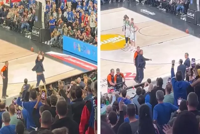 Anadolu Efes taraftarı ile Ergin Ataman arasında gerginlik! Salonu terk etti
