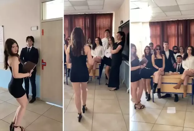 İzmir'de lise öğrencilerinin çektiği video izleyenleri ikiye böldü