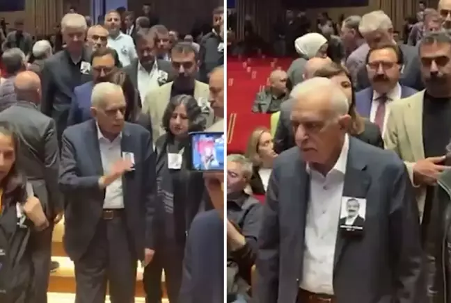 Sağlık sorunlarıyla boğuşan Ahmet Türk, Önder için AKM'ye böyle geldi