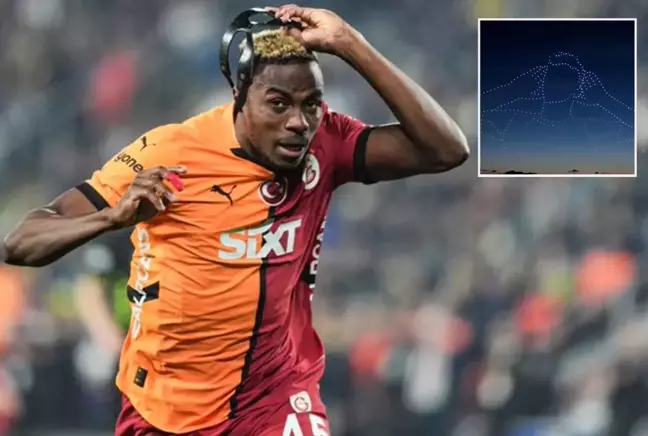 Osimhen'e özel görülmemiş drone gösterisi şov hazırlığı! Icardi'yi sollayacak