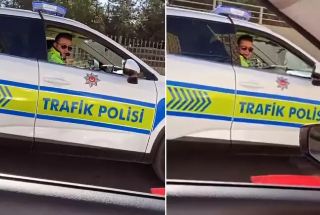 Son kez uyardı! Trafik polisinin, damada yaptığı anons bomba