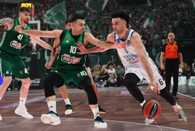 Anadolu Efes, son maçta istediğini alamadı! Fenerbahçe'nin rakibi Panathinaikos oldu