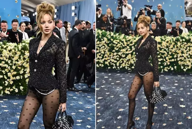KPOP Yıldızı Lisa'nın Met Gala kıyafeti sosyal medyada tartışma yarattı