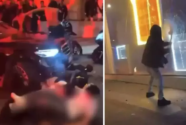 Şampiyonlar Ligi'ne gölge düşüren anlar! Arabaları yaktılar, sokakları yıktılar
