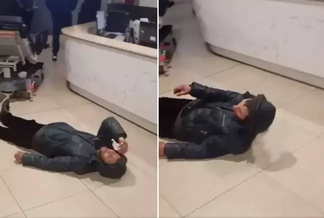 Devlet hastanesinde kaydedilen görüntü tartışma yarattı