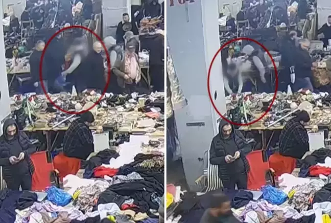Minguzzi cinayetinde sanıkların pazar tezgahından bıçak aldığı anlar kamerada