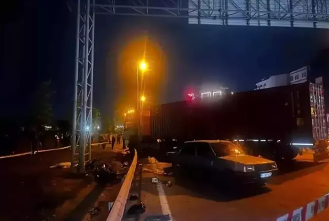 Beylikdüzü'nde tır kazası! 1 kişi hayatını kaybetti