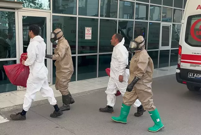 Kimyasal madde tankını temizleyen 4 işçi hastanelik oldu