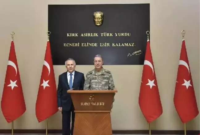 Genelkurmay Başkanı Akar Hatay'da