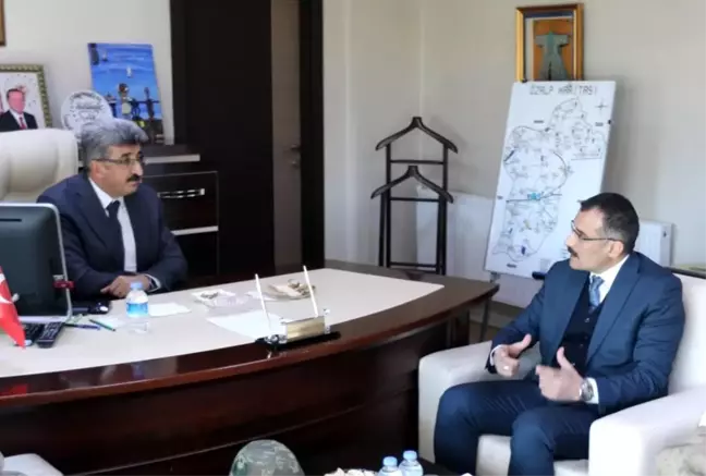 Vali Bilmez'den Özalp Kaymakamı Çelik'e ziyaret