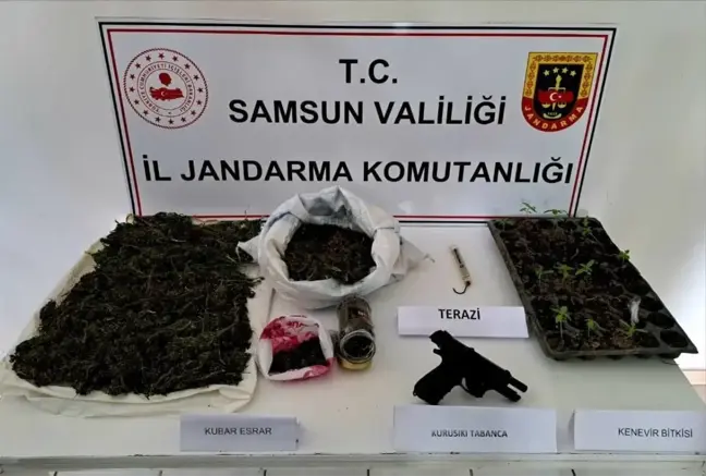 Samsun'da Uyuşturucu Operasyonu: 1 Kilo 471 Gram Skunk Ele Geçirildi