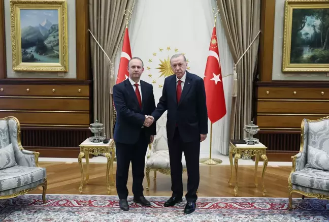 Cumhurbaşkanı Erdoğan, Kuzey Makedonya Meclis Başkanı Gaşi'yi kabul etti