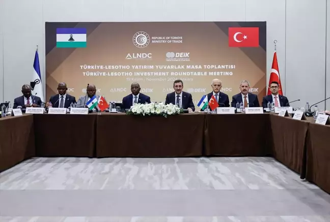 Cumhurbaşkanı Yardımcısı Yılmaz, Türkiye-Lesotho Yuvarlak Masa Toplantısında konuştu Açıklaması