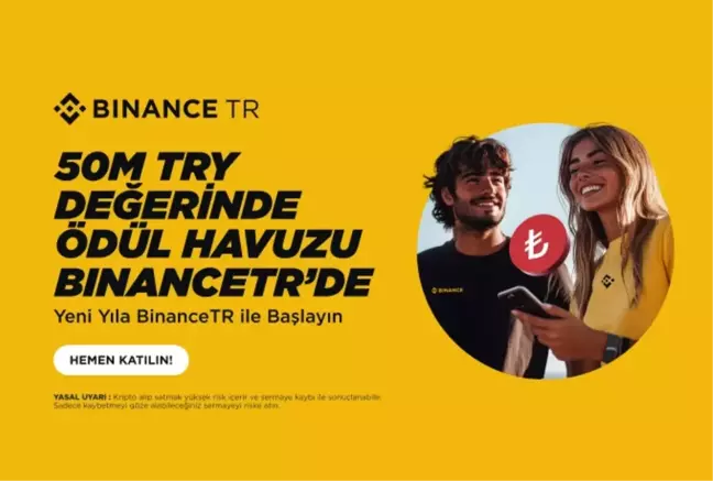 Yeni Yıla Binance TR ile Başlayın: 50 Milyon TRY Değerinde Ödül Havuzu Sizi Bekliyor!