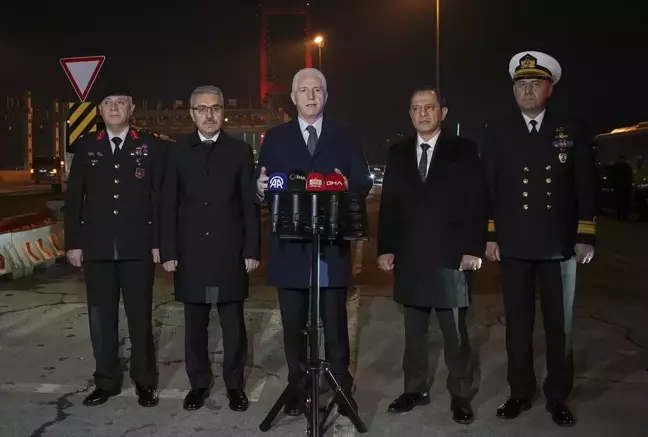 İstanbul Valisi Gül'den 15 Temmuz Şehitler Köprüsü'ndeki uygulama noktasına ziyaret Açıklaması