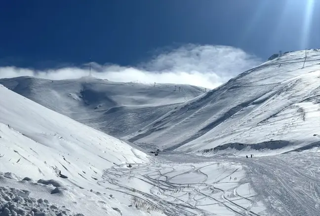 Palandöken Dağı'nda Çığ Düşmesi: Yaralı Yok