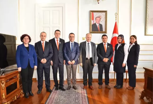 Vali Ceylan Açık Kapı Projesi Görevlilerini Ağırladı