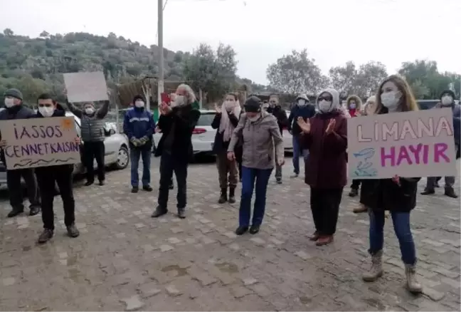 Kıyıkışlacık halkından ikinci liman tepkisi