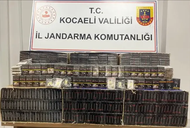 Dilovası'nda 5 Bin Paket Kaçak Sigara Ele Geçirildi