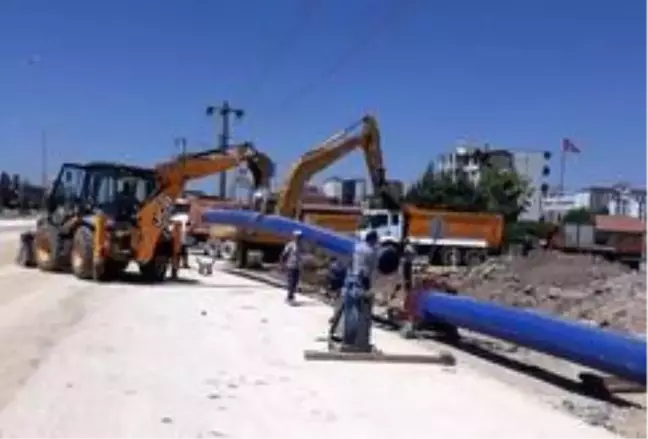 Altınşehir Mahallesinde altyapı çalışması