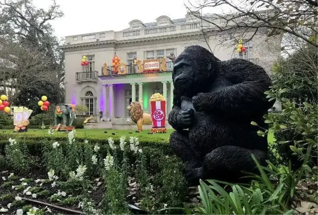 Son dakika haber | ABD'de, Mardi Gras Festivali salgın nedeniyle iptal edildi, halk yine de evlerini süsledi