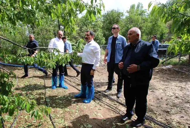 Vali Masatlı'dan sağanak yağış ve dolunun vurduğu 2 köyde inceleme