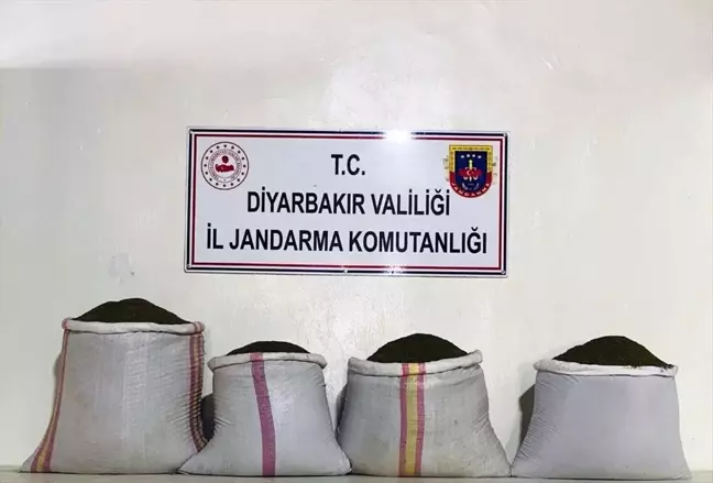 Diyarbakır Lice'de 68 Kilogram Toz Esrar Ele Geçirildi