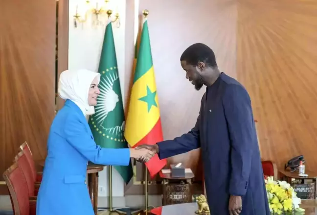 Aile ve Sosyal Hizmetler Bakanı Senegal Devlet Başkanı ile Görüştü