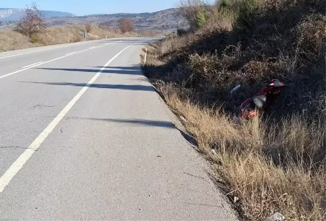 Bilecik'te Motosiklet Kazası: Sürücü Yaralandı