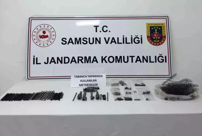 Samsun'da Kaçak Silah İmalathanesine Baskın