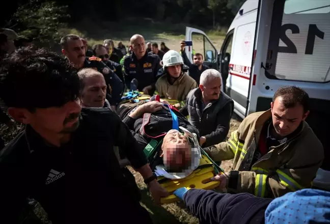 Bursa'da yoldan çıkan otomobil devrildi: 1 yaralı