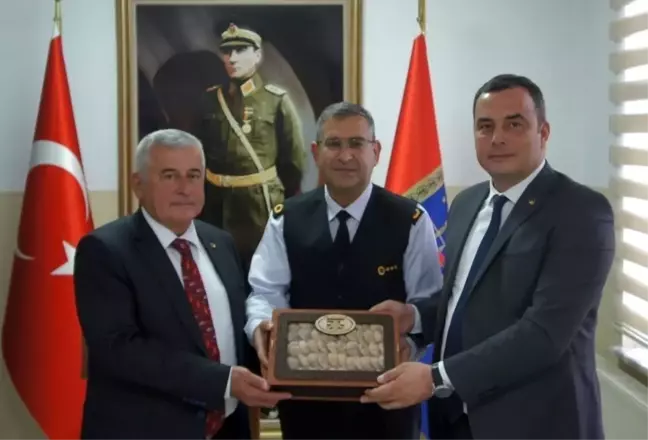 ATB'den İl Jandarma Alay Komutanı Mesut İnan'a ziyaret