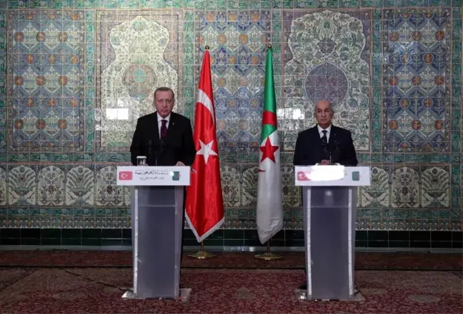 Erdoğan ve Tebbun'dan ortak basın toplantısı