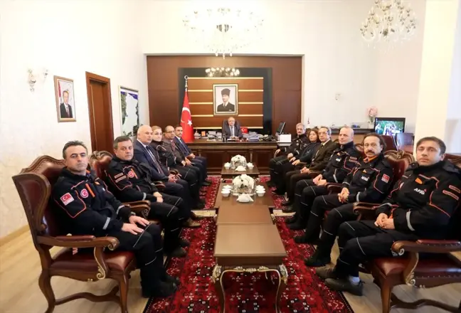 AFAD teşkilatından Vali Nayir'e ziyaret