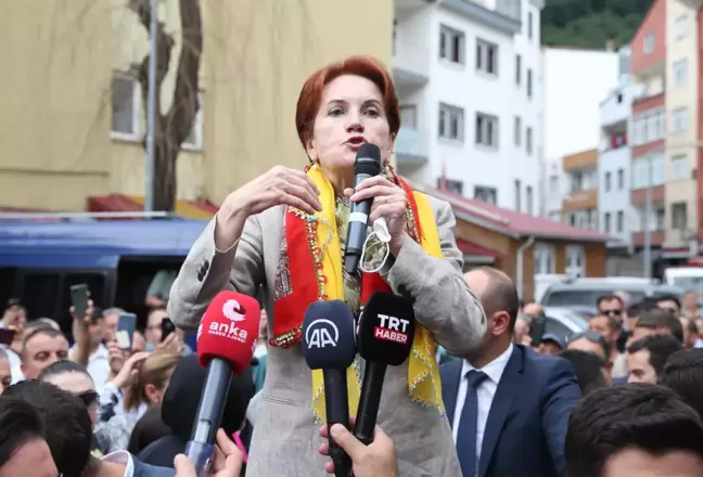 İYİ Parti Genel Başkanı Akşener Giresun'da