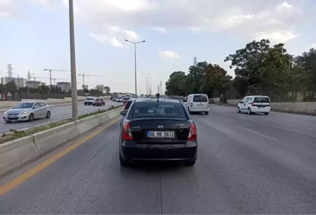 Ankara'da 7 aracın karıştığı zincirleme trafik kazası