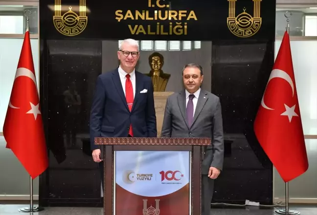 Letonya Büyükelçisi Şanlıurfa'da ziyaretlerde bulundu