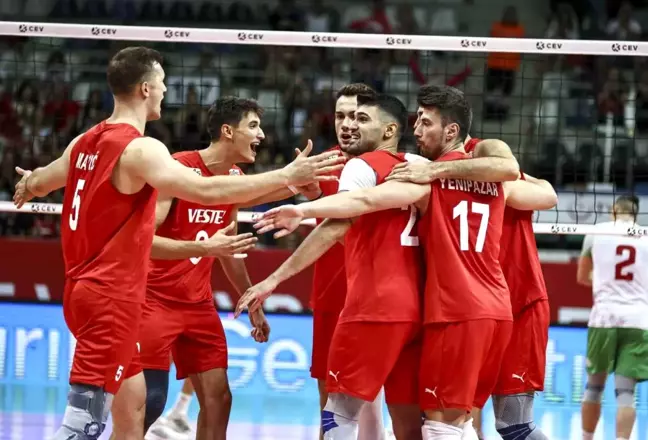 A Milli Erkek Voleybol Takımı Macaristan'ı 3-0 Mağlup Etti