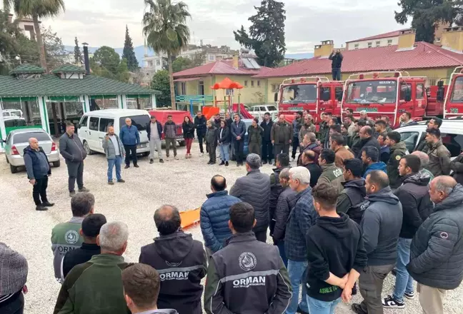 Mersin'de Orman Yangınlarıyla Mücadele Ekiplerine Eğitim Verildi