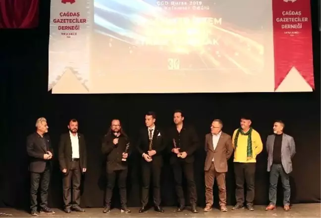 DHA'ya ÇGD Bursa Şubesi'nden ödül
