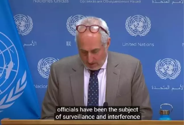 BM, ABD'nin BM Genel Sekreterini gizlice dinlemesiyle ilgili endişelerini dile getirdi