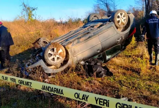 Zonguldak'ta Kontrolden Çıkan Otomobilin Takla Atması Sonucu Genç Kadın Hayatını Kaybetti