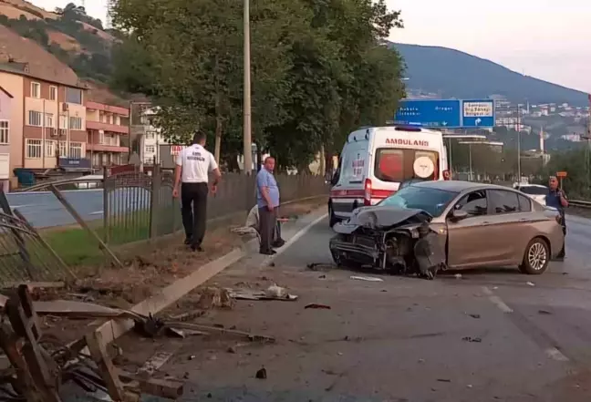 Samsun'da trafik kazası: 4 kişi yaralandı