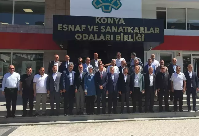 AK Parti Konya Milletvekili Ziya Altunyaldız, Konya'da kamu ve özel sektör temsilcilerinin sorunlarını dinledi