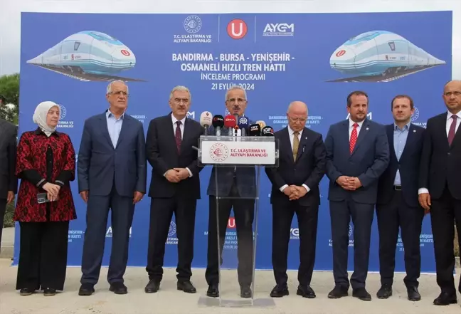 Bakan Uraloğlu, Hızlı Tren Projesi ile Bursa-Ankara Ulaşımını 2 Saat 15 Dakikaya İndiriyor