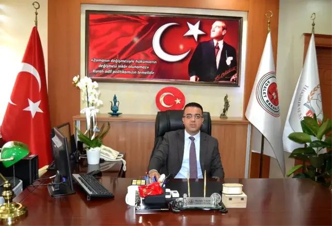 Salihli'nin yeni başsavcısı Mustafa Balık görevine başladı